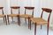 Danish Modern Teak Chairs by Arne Hovmand-Olsen for Mogens Kold, 1950s, Set of 4, Image 3