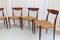 Moderne dänische Teak Stühle von Arne Hovmand-Olsen für Mogens Kold, 1950er, 4er Set 3