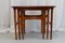 Danish Modern Teak Nesting Tables, 1960s, Set of 3 18