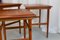 Tavolini ad incastro moderni in teak, Danimarca, anni '60, set di 3, Immagine 8
