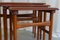 Tavolini ad incastro moderni in teak, Danimarca, anni '60, set di 3, Immagine 5