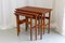 Tables Gigognes Modernes en Teck, Danemark, 1960s, Set de 3 11