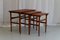 Tables Gigognes Modernes en Teck, Danemark, 1960s, Set de 3 2