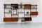 Mueble de pared modular danés vintage de teca de Poul Cadovius para Cado, años 60., Imagen 15