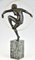 Marcel Andre Bouraine, Art Deco Nude Hoop Dancer, 1930, Bronze 9