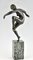 Marcel Andre Bouraine, Art Deco Nude Hoop Dancer, 1930, Bronze, Image 5