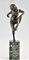 Marcel Andre Bouraine, bailarín de aro desnudo Art Déco, 1930, bronce, Imagen 6