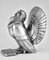 Art Deco Silvered Bronze Dove Bookends by C. Charles, 1930, Set of 2 3