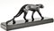 M. Font, Art Deco Sculpture of a Panther, 1930, Metal on Marble Base, Image 6