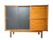 Italienisches Sideboard aus Teakholz & Schwarzem Skai von G. Coslin für 3v Arredamenti, 1960er 1