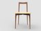 Modern Linea 605 Grey Chair in Beige Leather and Wood by Collector Studio, Image 2