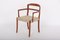 Chair with Armrests in Teak with Padded Seat by Ole Wanscher for A.J. Iversen, 1960s, Image 5