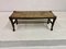 Antique Bench with Rush Seat, 1890s 1