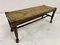 Antique Bench with Rush Seat, 1890s 5