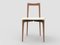 Modern Linea 634 Grey Chair in Leather and Wood by Collector Studio, Image 2