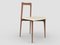 Modern Linea 634 Grey Chair in Leather and Wood by Collector Studio, Image 1