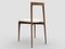 Modern Linea 634 Grey Chair in Leather and Wood by Collector Studio, Image 3