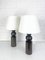 Table Lamps in Stained Pine by Uno & Östen Kristiansson for Luxus, 1960s, Set of 2 1