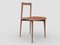 Modern Linea 662 Grey Chair in Brown Leather and Wood by Collector Studio, Image 1