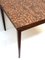 Mesa de comedor extensible brutalista vintage con tablero de cobre, años 60, Imagen 2