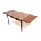 Vintage Brutalist Extendable Dining Table with Copper Top, 1960s 6