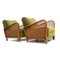 Fauteuils Vintage avec Tapisserie en Velours Vert, 1960s, Set de 2 6