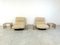 Marsala Lounge Chairs with Tables by Michel Ducaroy for Ligne Roset, 1970s, Set of 5 1