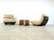 Marsala Lounge Chairs with Tables by Michel Ducaroy for Ligne Roset, 1970s, Set of 5, Image 8