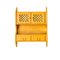 Antique Spanish Wall Cupboard with Drawers and Doors Painted in Yellow., Image 1