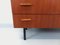 Credenza piccola vintage in teak e metallo nero, anni '60, Immagine 14