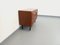 Kleines Vintage Sideboard aus Teak & schwarzem Metall, 1960er 11