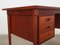 Danish Teak Desk, 1970s, Image 12