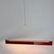 Postmodern Red Tl Ceiling Lamp from Philips, 1980s 2