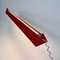 Postmodern Red Tl Ceiling Lamp from Philips, 1980s, Image 8