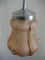Lámpara colgante Art Déco con globo de vidrio de 6 caras, Imagen 7