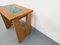 Vintage Coffee Table in and Ceramic Oak by Guillerme Et Chambron, 1960s, Image 6
