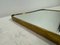 Italian Brass Mirror with Squiggle, 1950s 5