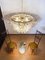 Palmette Ceiling Light with Smoked Glasses, 1990s, Image 14