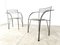 Vintage Italian Dining Chairs with Armrests, 1980s, Set of 4 5