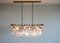 Murano Poliedri Chandelier with Inscent Glasses from Carlo Scarpa, 1990s 12