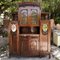 Art Nouveau Sideboard in Carved and Decorated Mahogany Veneer, Italy, 1920s 1