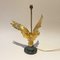 Lámpara de mesa con águila imperial neoclásica dorada al estilo de Maison Charles, años 70, Imagen 8