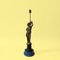 French Bronze Caryatid Flare Candelabra Table Lamp, 19th Century, Image 1