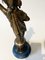 Französische Karyatide Leuchter Tischlampe aus Bronze, 19. Jh. 9