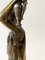 French Bronze Caryatid Flare Candelabra Table Lamp, 19th Century, Image 10