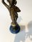 Französische Karyatide Leuchter Tischlampe aus Bronze, 19. Jh. 11