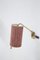 Lámparas de pared italianas vintage de latón y pana rosa, años 50. Juego de 2, Imagen 11