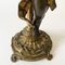 Lampada da tavolo Cherubino in bronzo nello stile di Denise Delavigne o Auguste Moreau, fine XIX secolo, Immagine 4