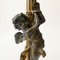 Lámpara de mesa Cherub de bronce al estilo de Denise Delavigne o Auguste Moreau, década de 1890, Imagen 5