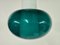 Italian Green and White Glass Ceiling Pendant, 1960s 7